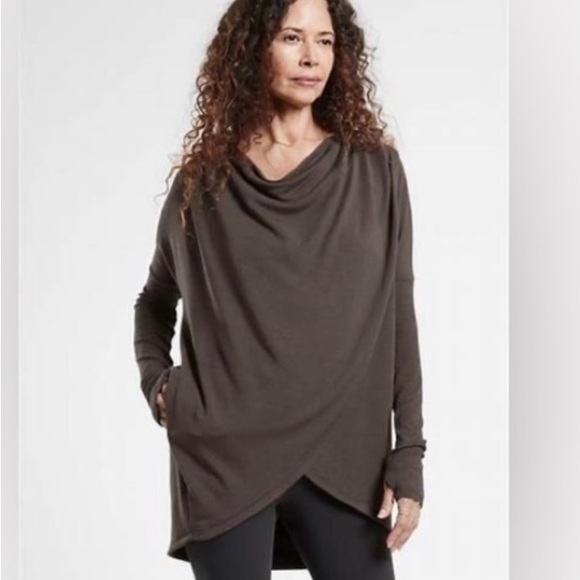 Athleta Purana Sweatshirt Wrap - Picture 3 of 8